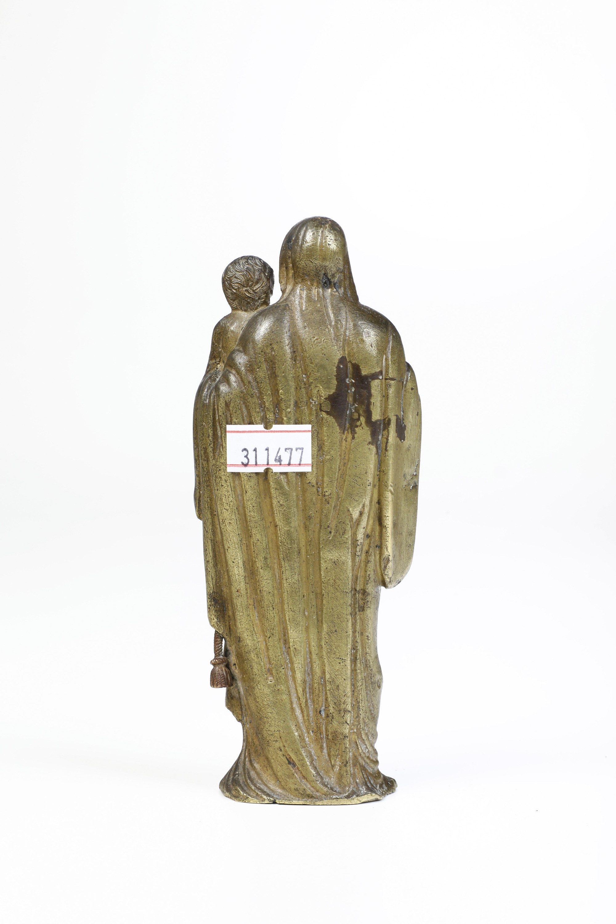 Madonna con Bambino. Fonditore del XVII-XVIII Secolo
