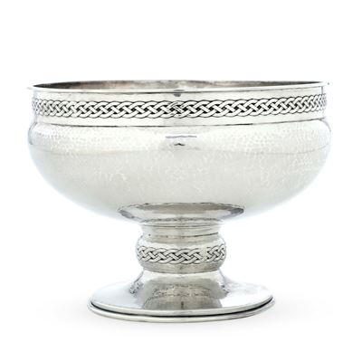 Albert E. Jones, Bowl in argento fuso e sagomato, Birmingham 1900