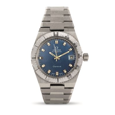 Geneve Diver Ref 166.0124 in Acciaio Automatico, Quadrante Blu Soleil
