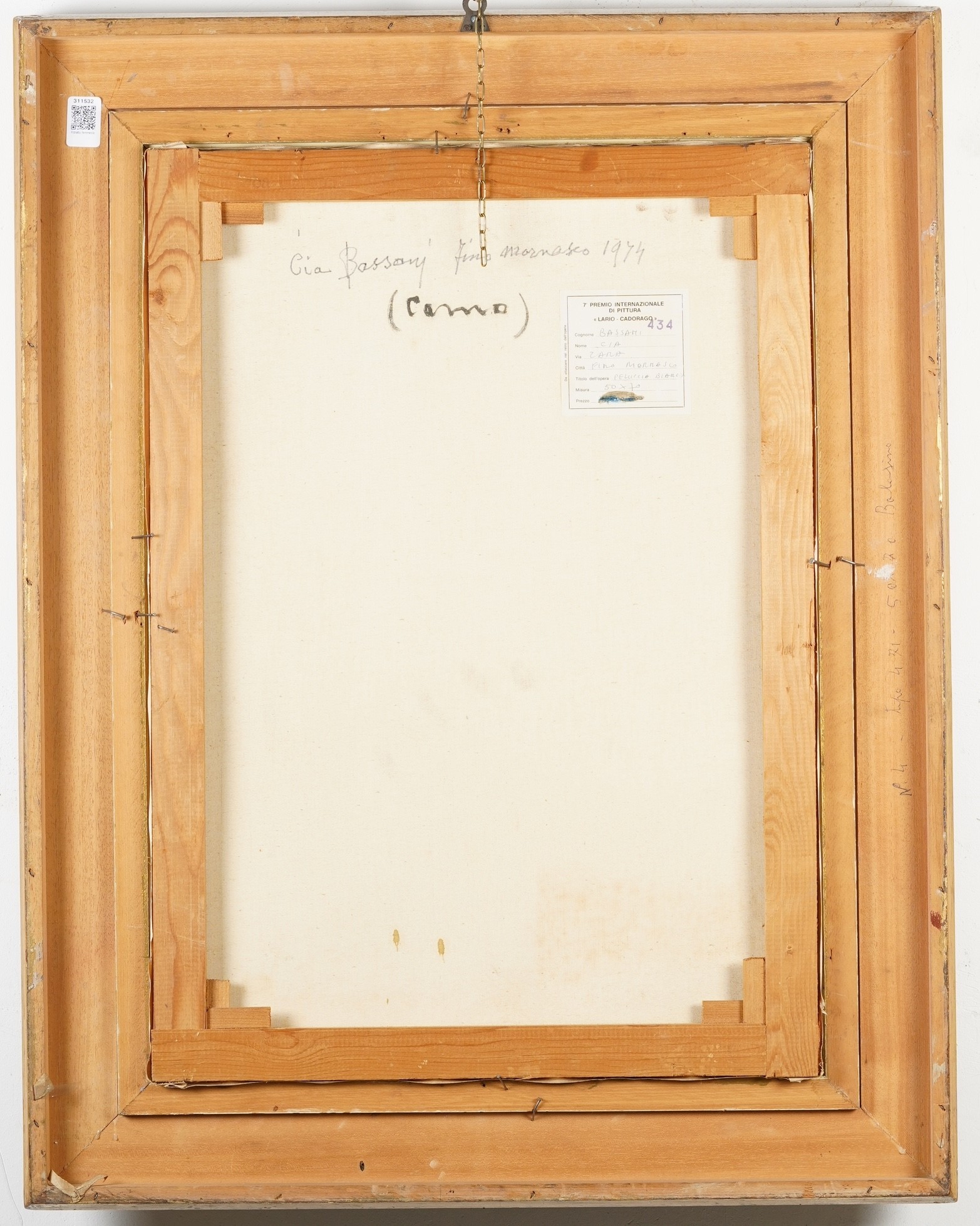 Lucia Bassani - Pelliccia Bianca, 1973