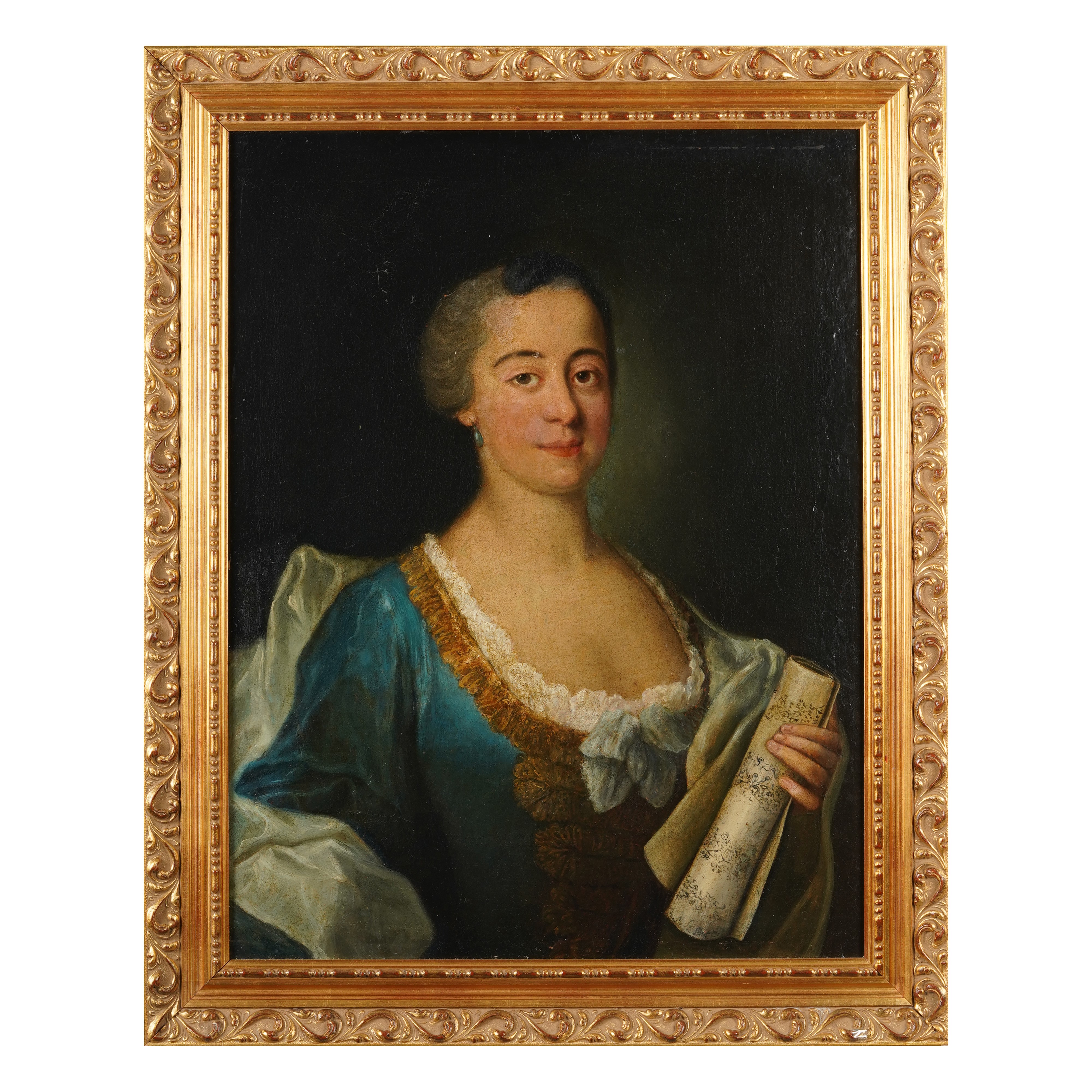 Scuola veneta del XVIII secolo Ritratto di gentildonna