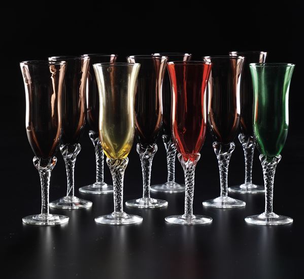 Dieci flûtes, XX secolo.