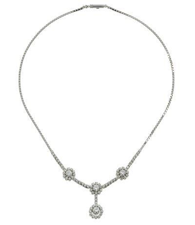 Girocollo con Diamanti Taglio Brillante e Diamanti Taglio Huit-huit