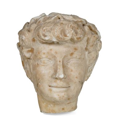 Arte Italiana del XVI-XVII Secolo Testa di Giovane Satiro