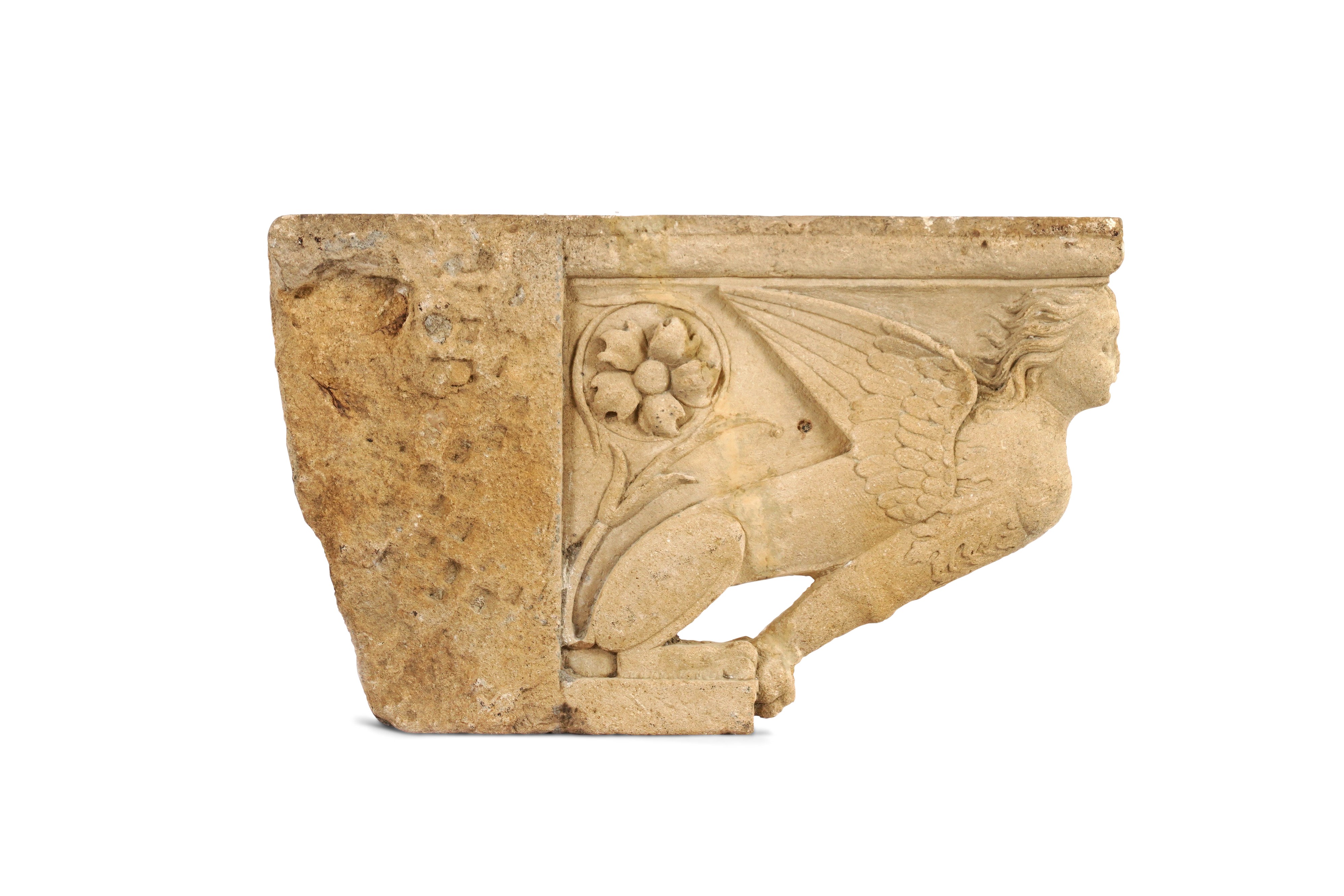Lapicida Rinascimentale. Italia Meridionale (puglia ?) XV-XVI Secolo Grande Mensola Architettonic...