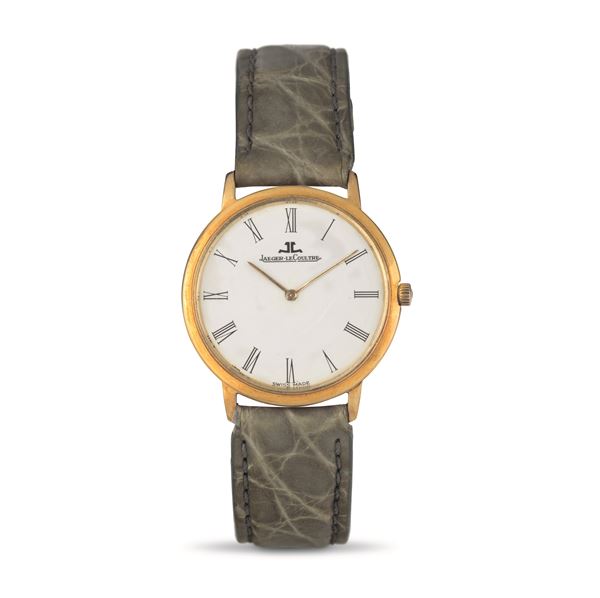 Classic extra-flat 18k yellow gold, Argentè dial with Roman numerals accompanied by original box