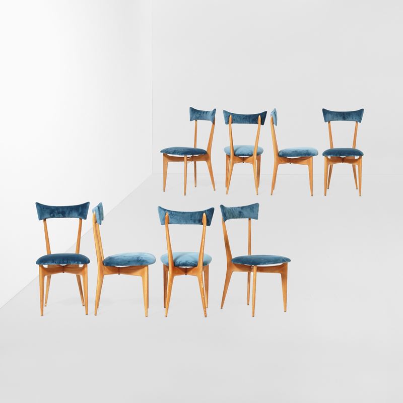 Otto sedie.  - Auction Design - Cambi Casa d'Aste