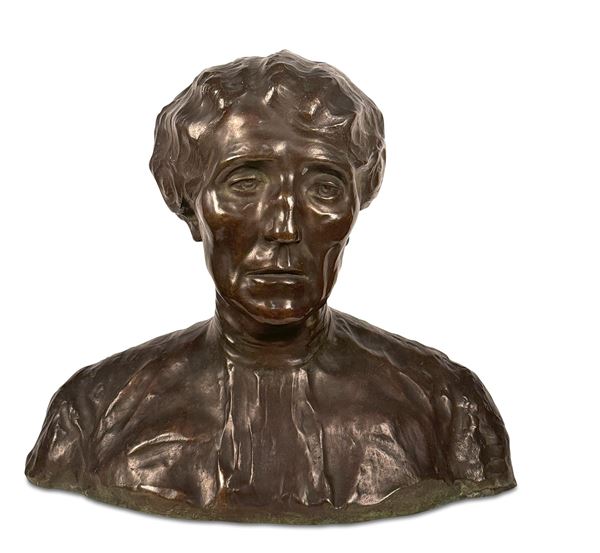 Anonimo degli inizi del XX secolo Busto di donna anziana