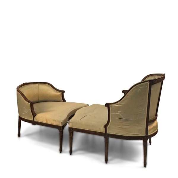 Duchesse in noce, fine del XVIII secolo