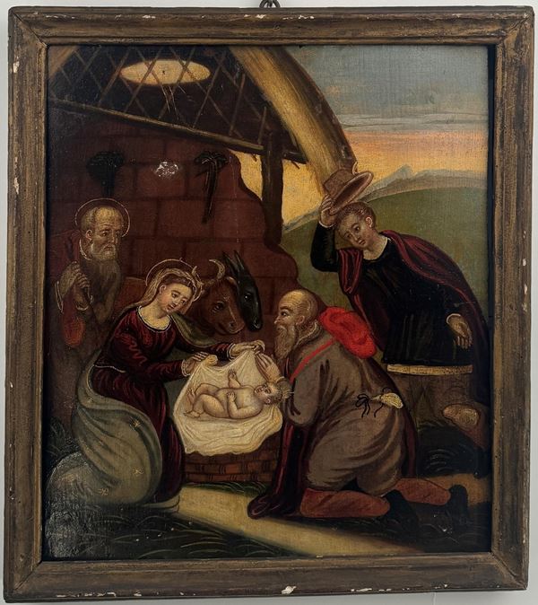 Anonimo del XVIII secolo Adorazione dei pastori