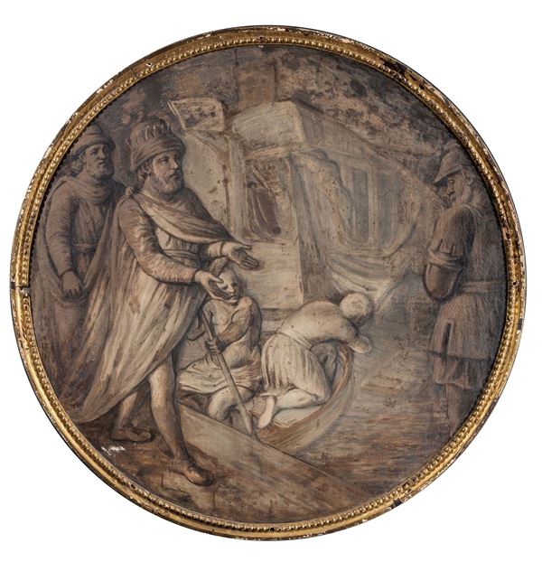 Anonimo del XVI/XVII secolo Scena biblica