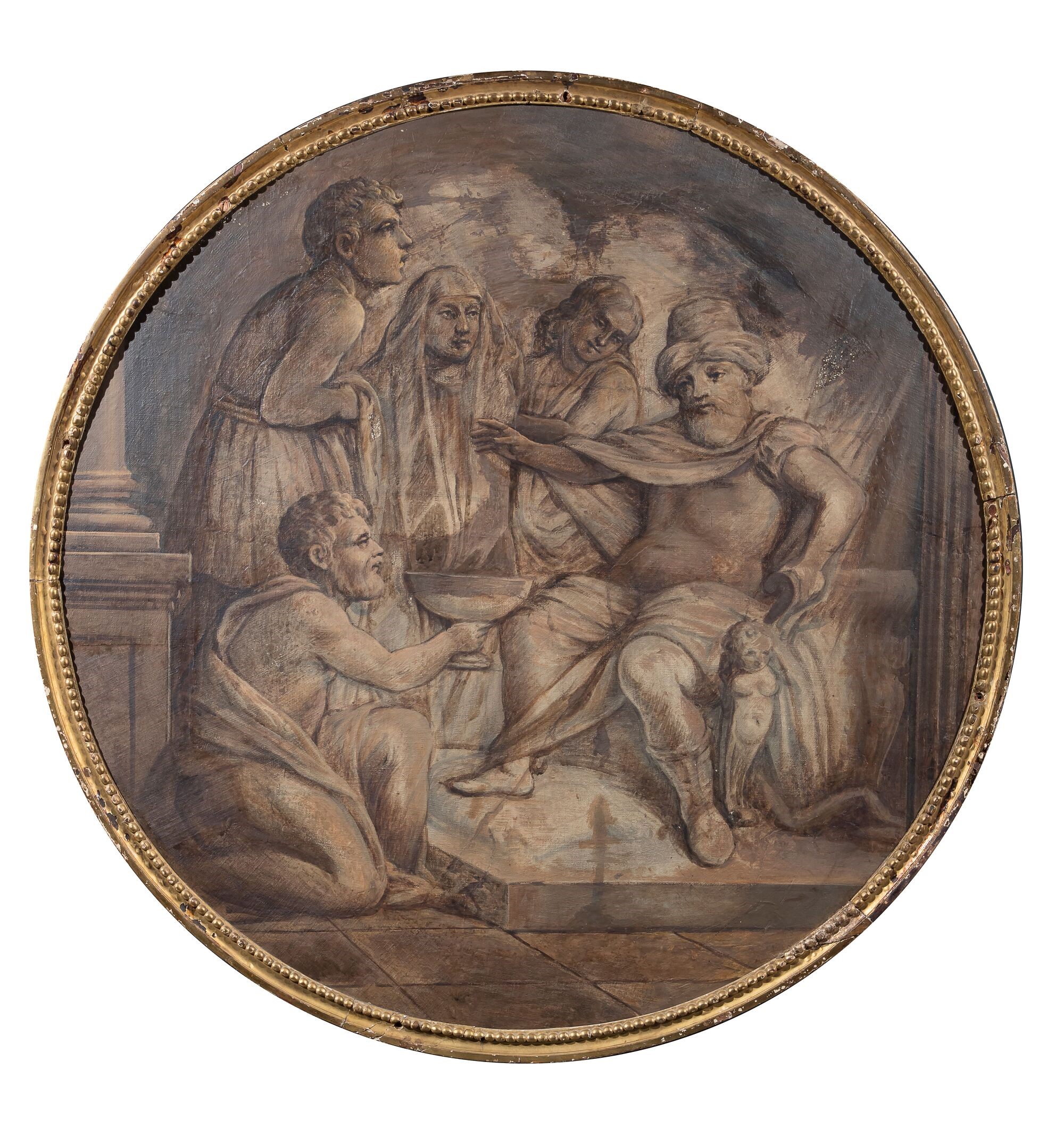 Anonimo del XVI/XVII Secolo Scena Biblica