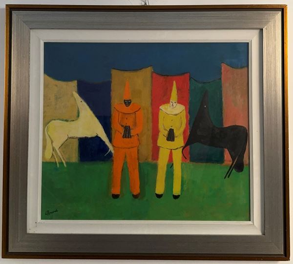 Gian Rodolfo d’Accardi (Palermo 1906- Varese 1993) Maschere