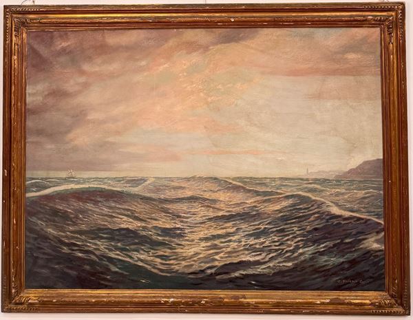 G. Valerio Egger (San Gallo 1896 - Milano 1988) Marina