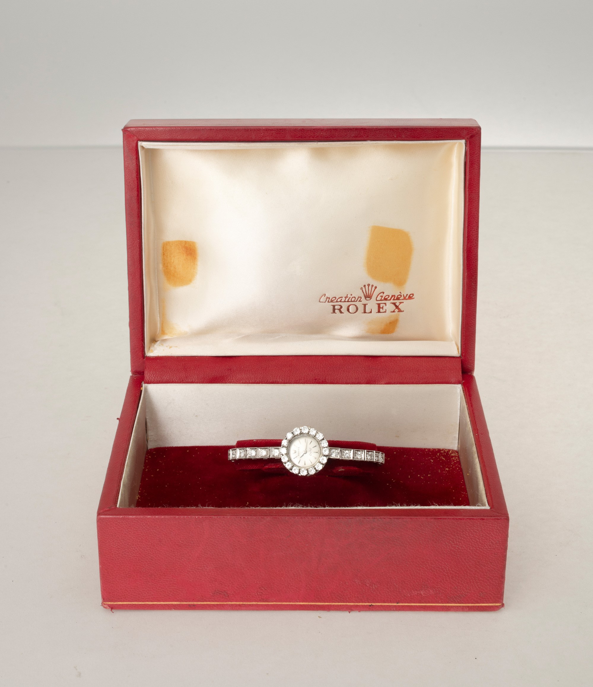Rolex - Orchid Ref 9060 in Oro Bianco 18k Impreziosito da 30 Diamanti Incastonati sul Bracciale e...