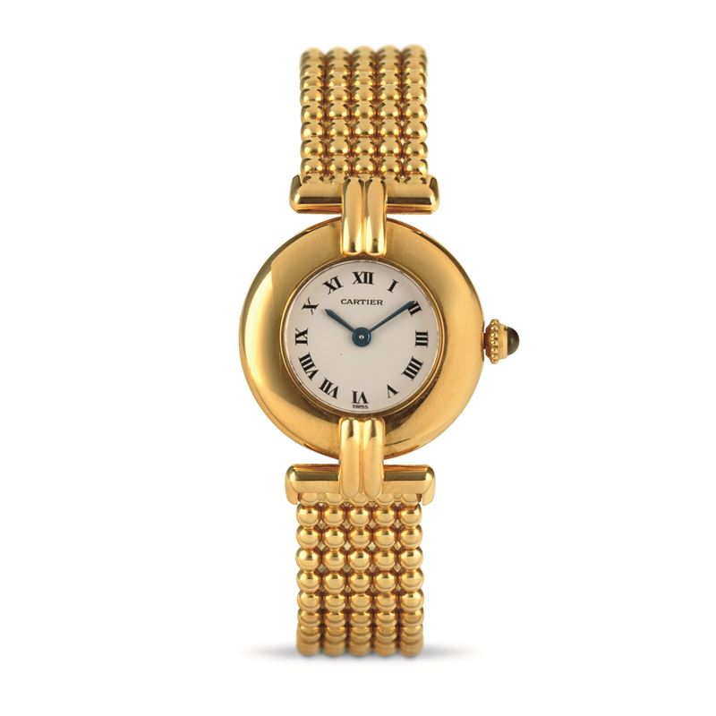 Cartier : Elegant 18k yellow gold Colisee, bracelet with deployant clasp, quartz winding  - Auction Watches - Cambi Casa d'Aste