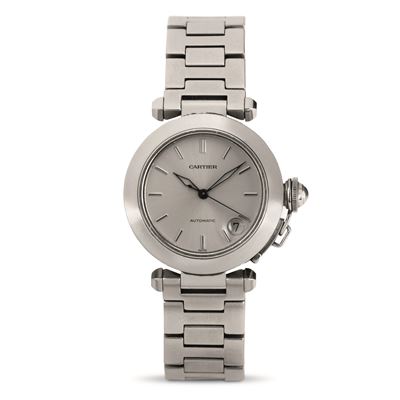 Pasha Ref 2324 in Acciaio con Movimento Automatico, Quadrante Argento Canna di Fucile