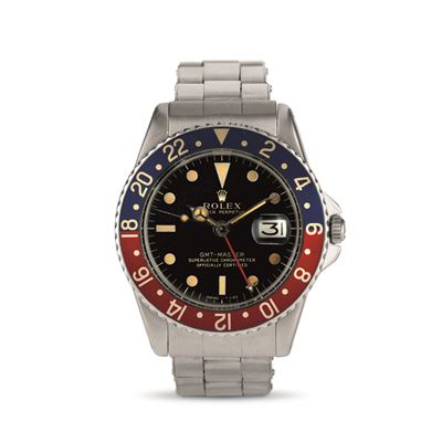 Gmt Master Pepsi Ref 1675 "cornino" Gilt, Ghiera Bicolore Accompagnato da Certificato di Cronomet...