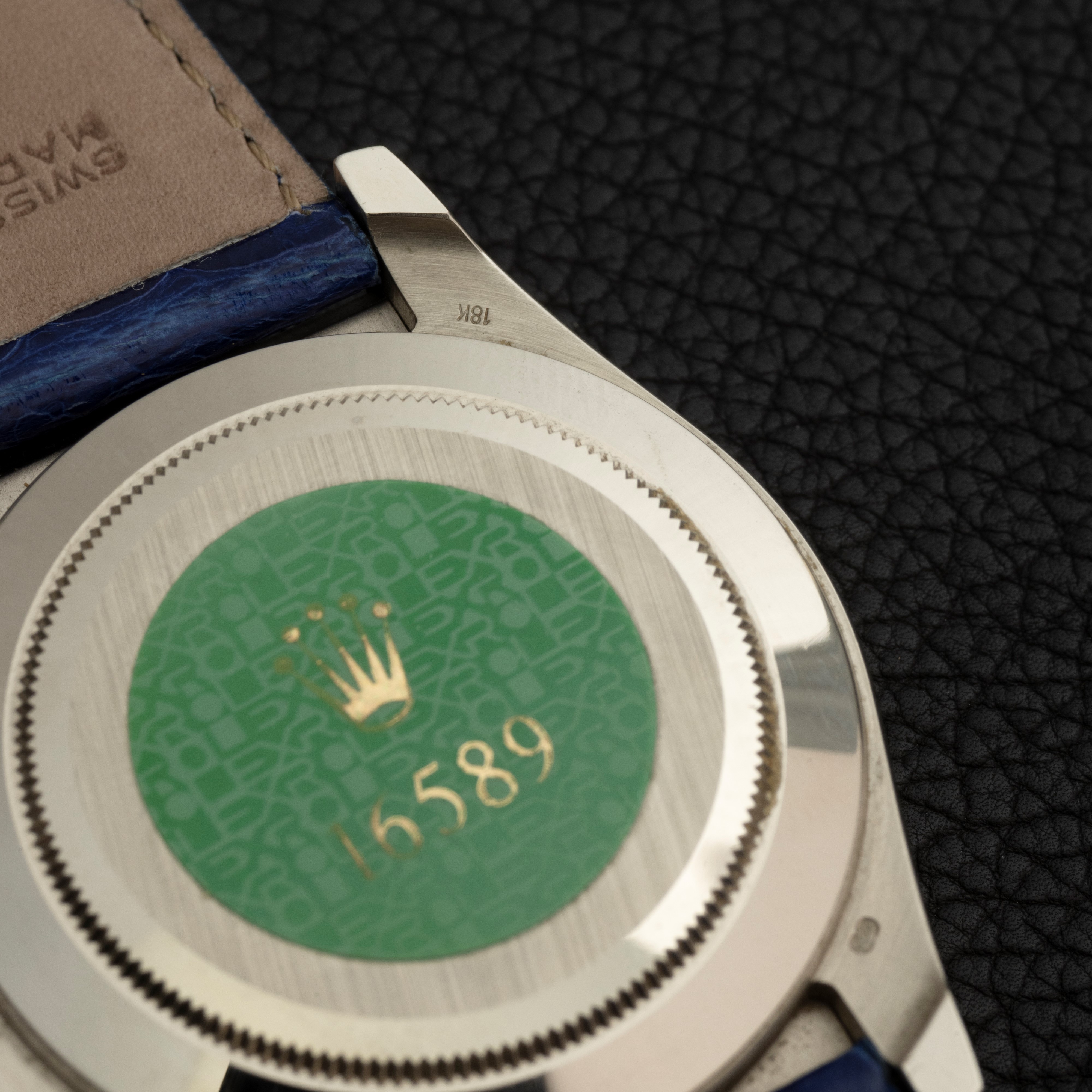 Rolex - Raro e Attraente Daytona Ref 16589saci in Oro Bianco 18k con Quadrante Pavè di Diamanti e...