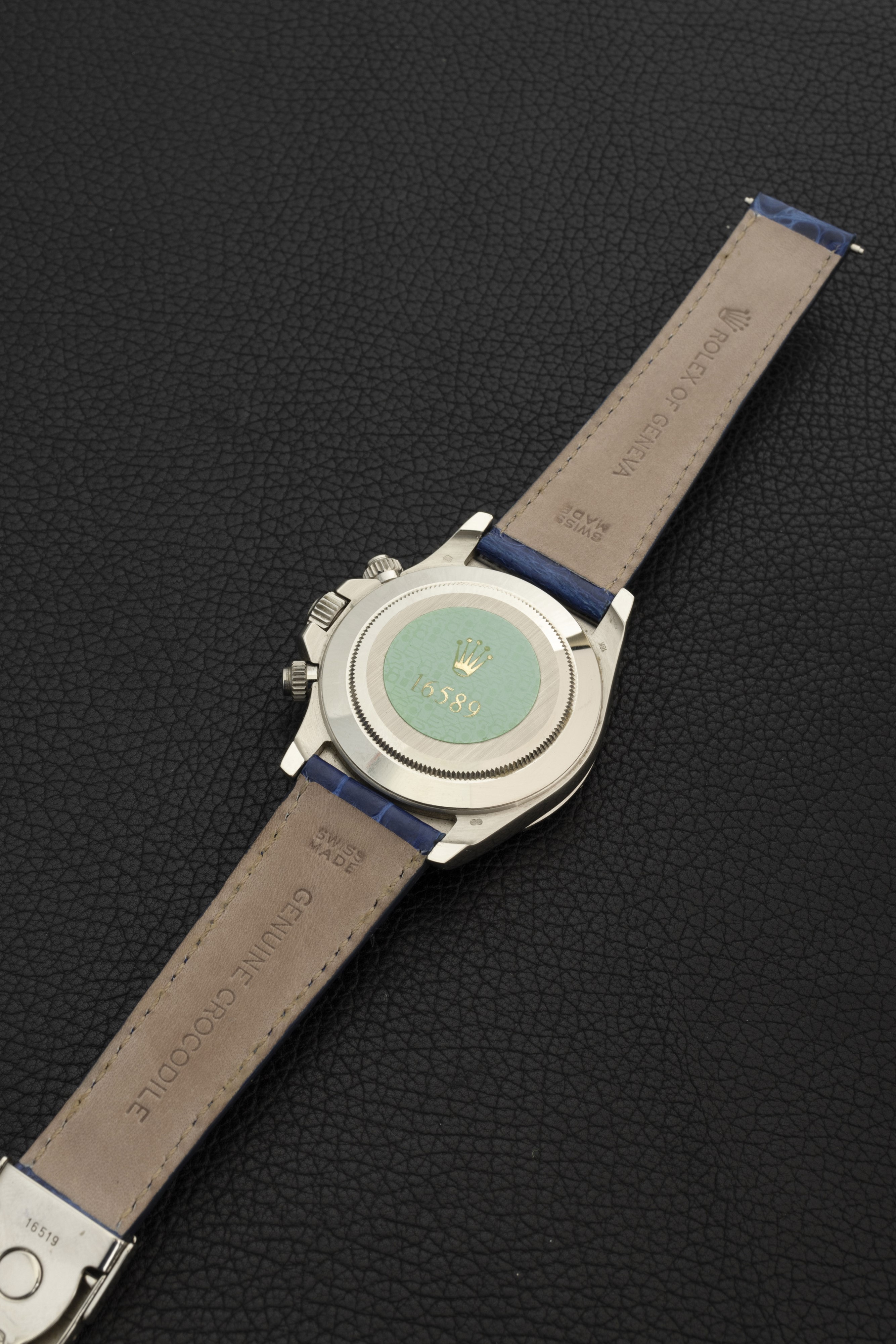 Rolex - Raro e Attraente Daytona Ref 16589saci in Oro Bianco 18k con Quadrante Pavè di Diamanti e...