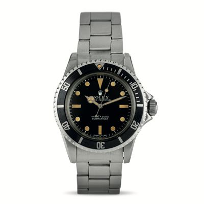 Submariner Ref 5513, Quadrante Nero Pallettoni, Bracciale in Acciaio Oyster, Carica Automatica co...
