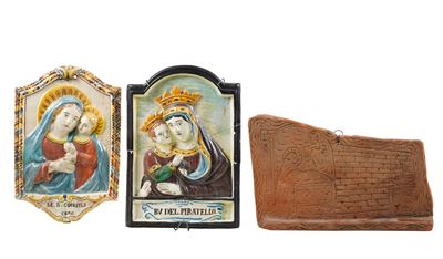 Tre Targhe Devozionali, XIX Secolo.