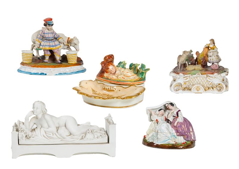 Cinque servizi da scrittoio, XX secolo.  - Asta Antiquariato - Cambi Casa d'Aste