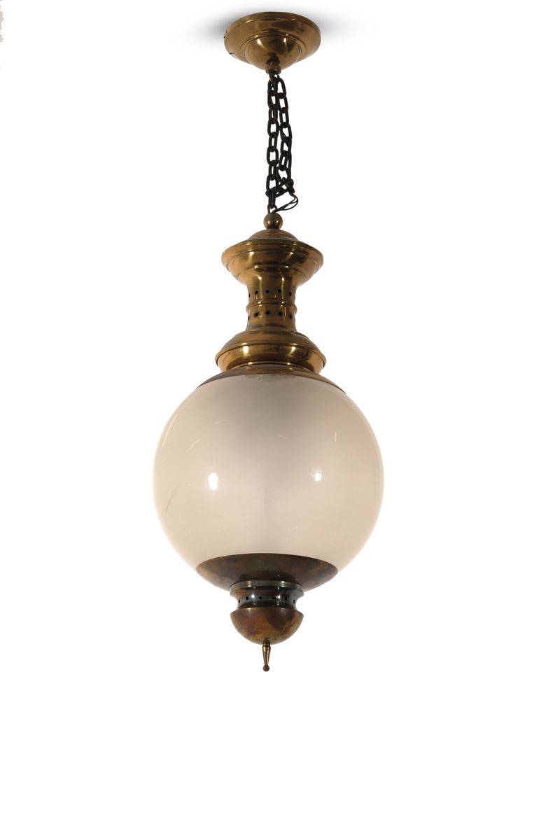 Lampada a sospensione.  - Auction Antiquariato del XX secolo - Cambi Casa d'Aste