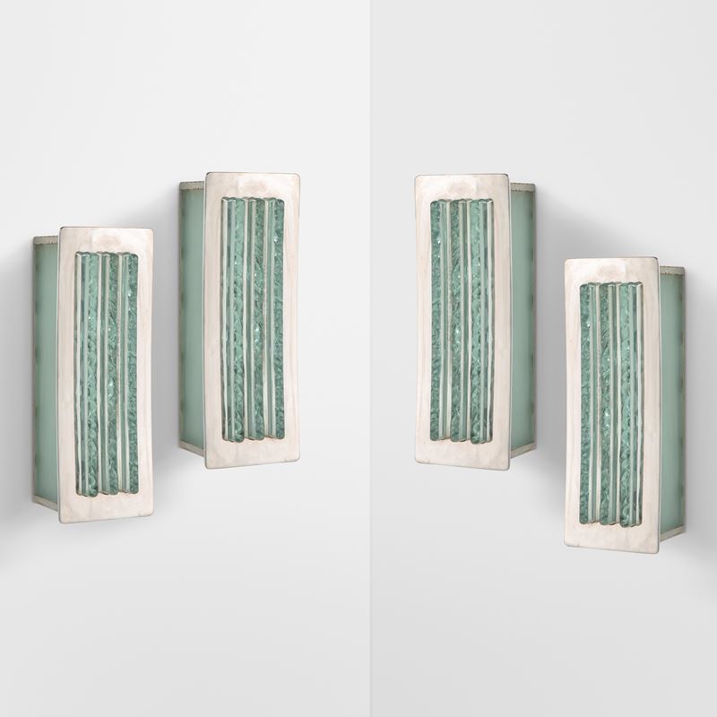 Max Ingrand : Quattro lampade da parete mod. 2082.  - Auction Fine Design - Cambi Casa d'Aste
