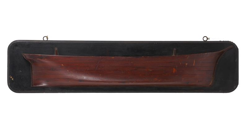 Mezzo modello di brigantino, fine XIX secolo  - Auction Maritime Art - Cambi Casa d'Aste