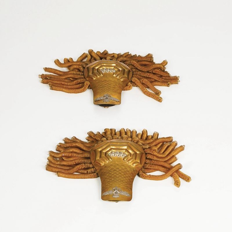 Due spalline da ufficiale  - Auction Maritime Art - Cambi Casa d'Aste