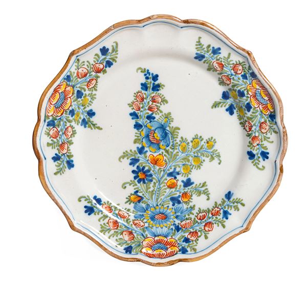 Piatto Milano, Manifattura di Felice Clerici, 1770–1790 