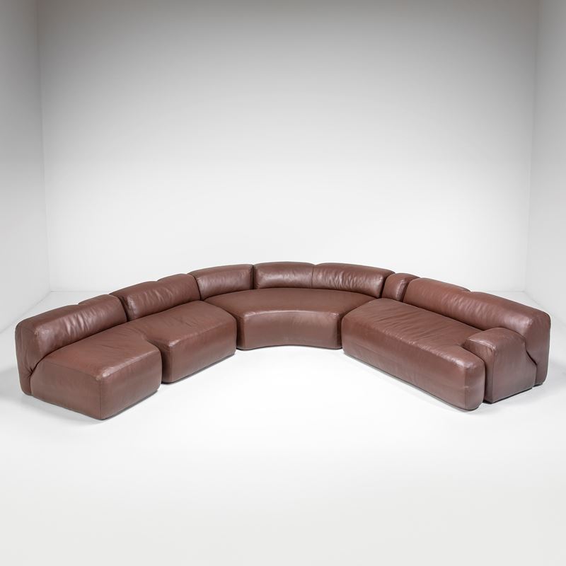 Vincenzo De Cotis : Grande divano modulare mod. DC0706.  - Asta Fine Design - Cambi Casa d'Aste