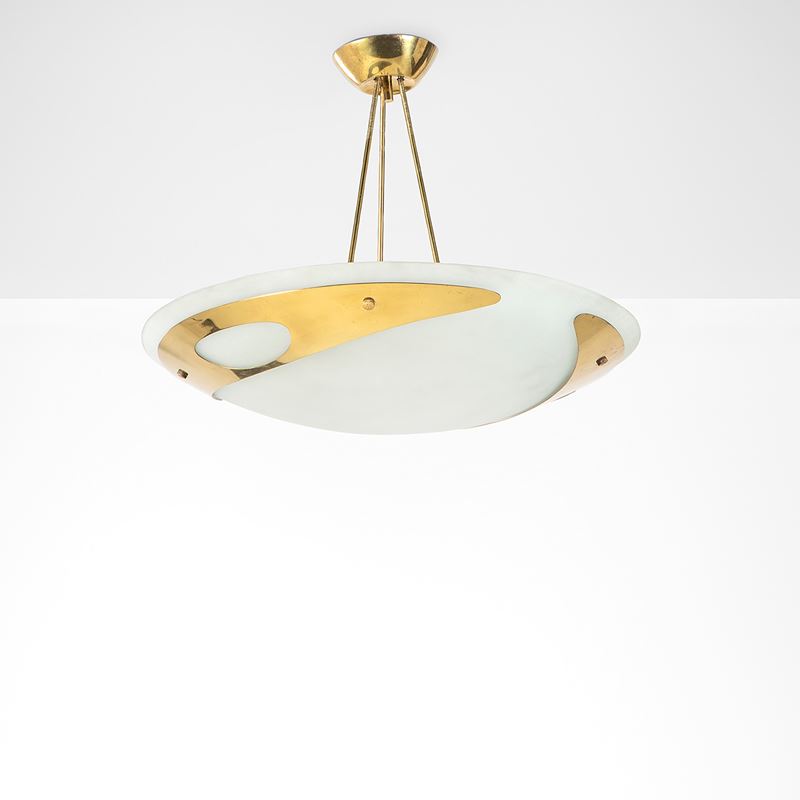Max Ingrand : Lampada a sospensione.  - Auction Fine Design - Cambi Casa d'Aste