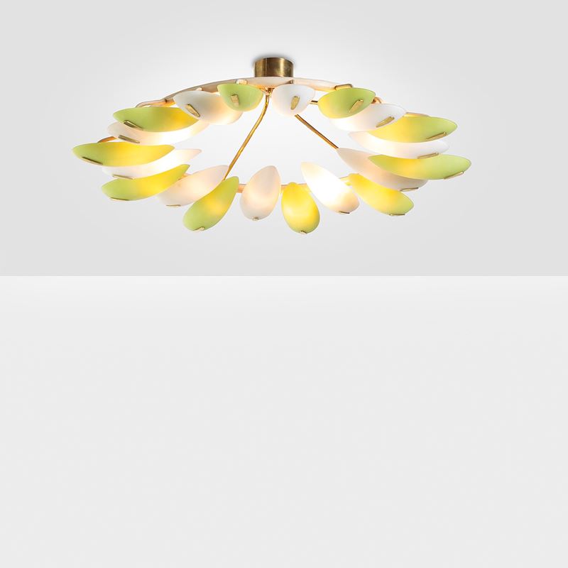 Stilnovo : Lampada a plafone.  - Asta Fine Design - Cambi Casa d'Aste