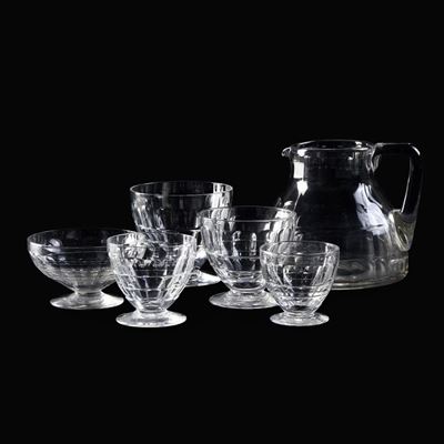 Servizio di Bicchieri “charme”francia, Manifattura Baccarat, Circa Metà del XX Secolo