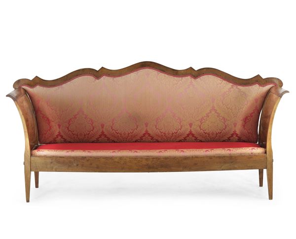 Divano imbottito. XIX secolo