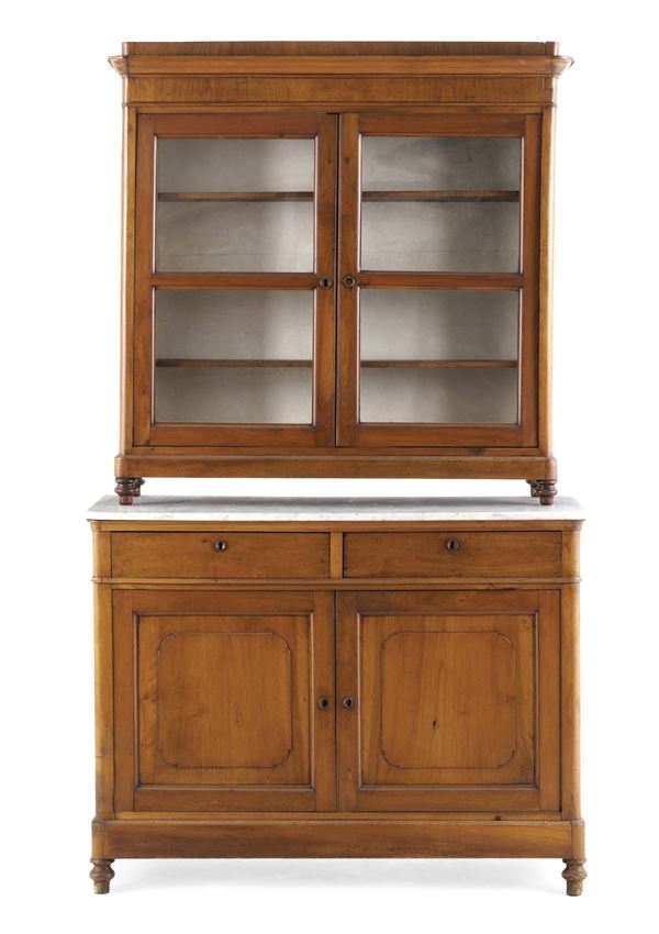 Credenza con alzata. XIX secolo