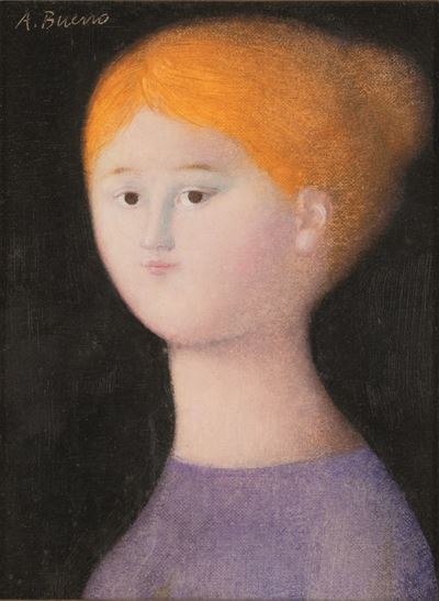 Figura Bionda - Fondo Nero