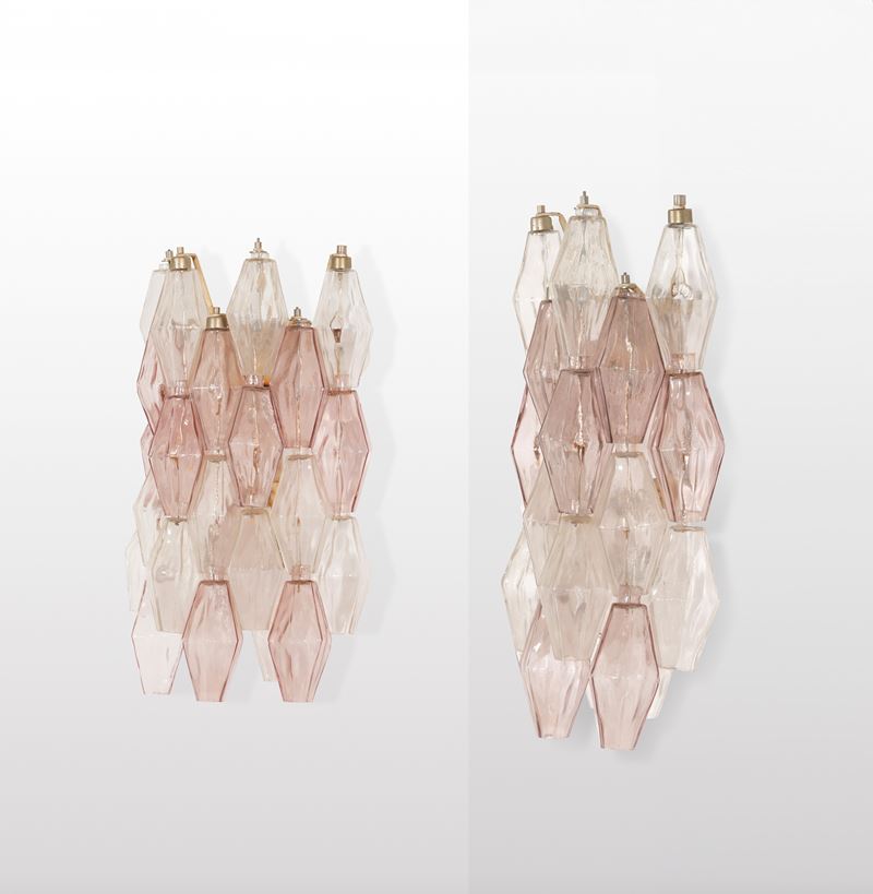 Venini : Due lampade a parete  - Asta Design LAB - Cambi Casa d'Aste