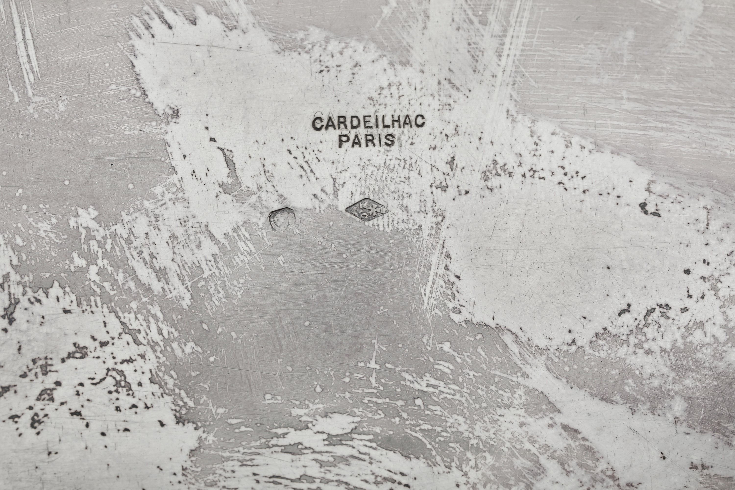 Vassoio. Parigi XIX-XX Secolo. Argentiere Cardeilhac