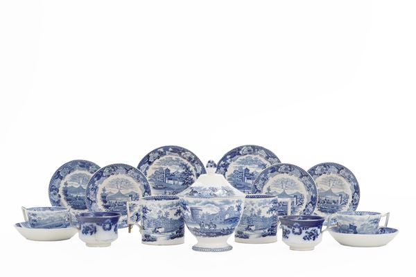 Servizio da tè. Inghilterra, Manifatture di Wedgwood e Copeland, fine del XIX inizio del XX secolo.