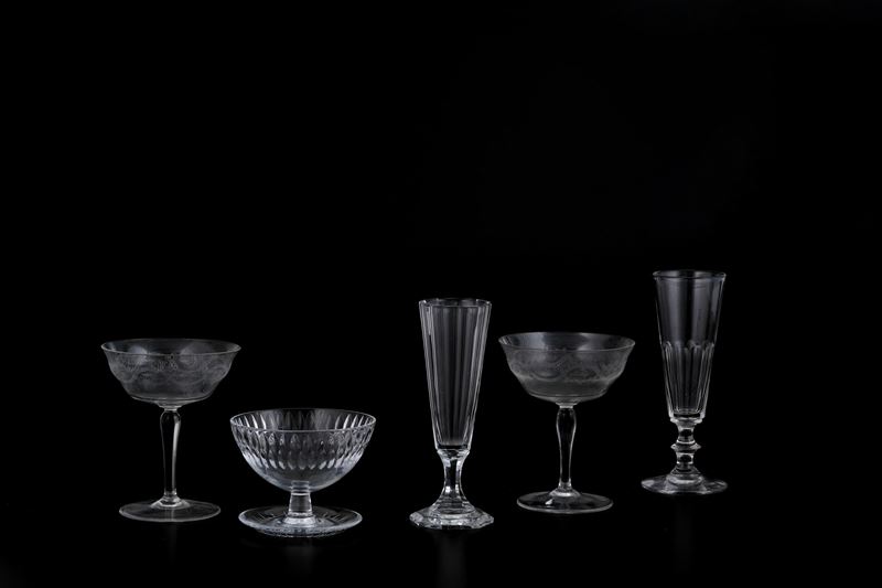 Lotto di bicchieri vari  - Asta Antiquariato - Cambi Casa d'Aste