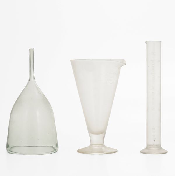 Tre vetri da laboratorio