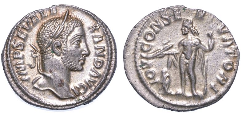 ALESSANDRO SEVERO, 222-235. Denario. Roma.  - Auction Numismatics - Cambi Casa d'Aste