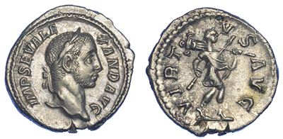 Alessandro Severo, 222-235. Denario. Roma.