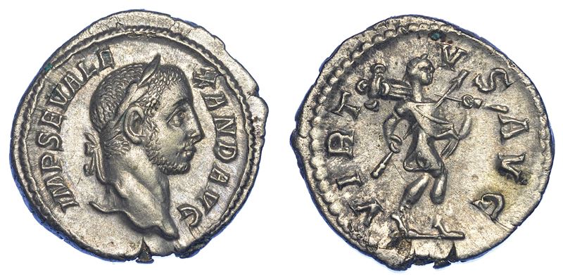ALESSANDRO SEVERO, 222-235. Denario. Roma.  - Auction Numismatics - Cambi Casa d'Aste