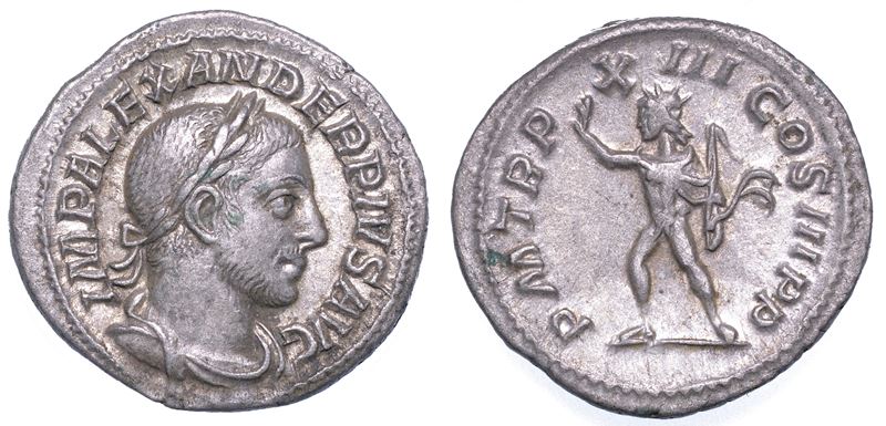 ALESSANDRO SEVERO, 222-235. Denario. Roma.  - Auction Numismatics - Cambi Casa d'Aste