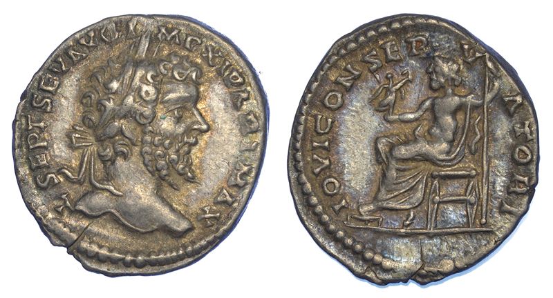 SETTIMIO SEVERO, 193-211. Denario, anni 198-200. Roma.  - Auction Numismatics - Cambi Casa d'Aste