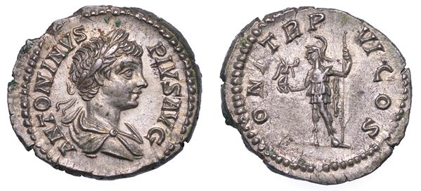 CARACALLA, 198-217. Denario, anno 203. Roma.